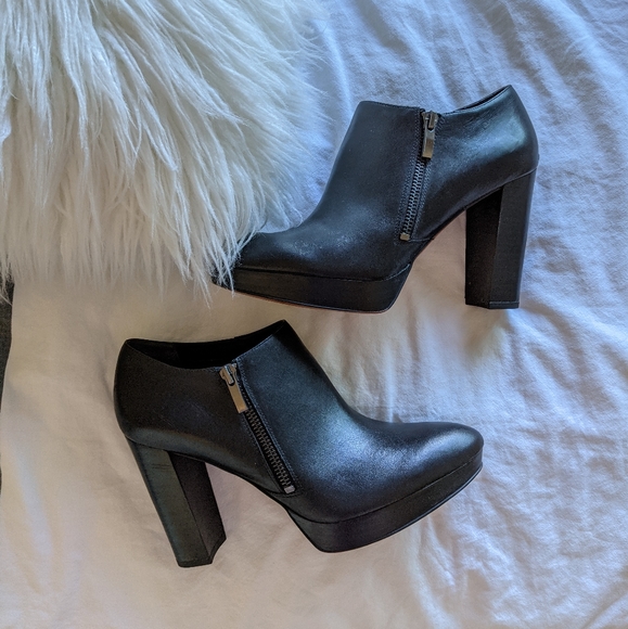 franco sarto sheila platform bootie